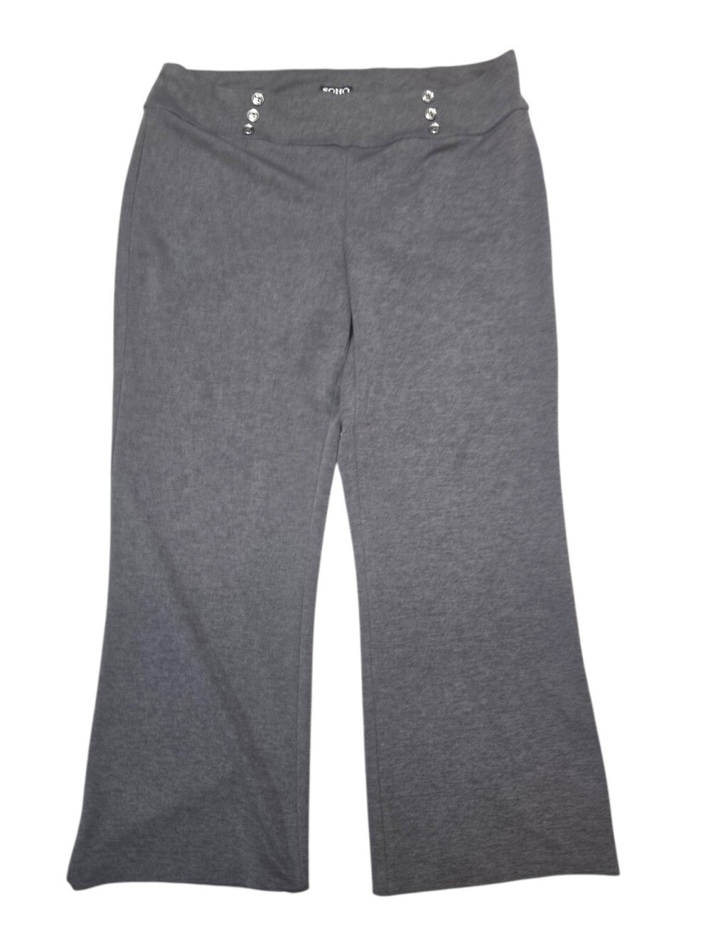 Soho Gray Pull On Straight Leg Lounge Pants